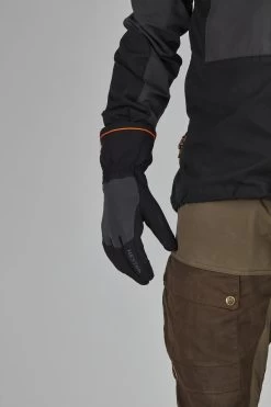 Hestra CZone Contact Gauntlet 5-finger - Black/Dark Grey -Hestra Store 283 a43a03ddb2 32320 100370 original