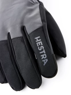 Hestra CZone Contact Gauntlet 5-finger - Black/Dark Grey -Hestra Store 283 bb3eb4a4f3 32320 100370 4 original