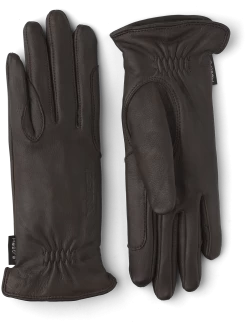 Hestra Deerskin Ladies 5-finger - Chocolate