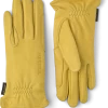 Hestra Deerskin Ladies 5-finger - Natural Yellow