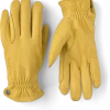 Hestra Deerskin Men's 5-finger - Natural Yellow