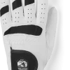 Hestra Golf Leather Left 5-finger - Offwhite & Black