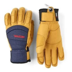 Hestra Vertical Cut Czone Glove -Hestra Store 30190 vertical cut czone 5 finger navy tan copy 09651.1635796601