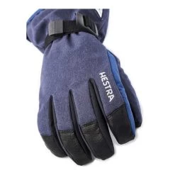 Hestra Women's Powder Gauntlet 5 Finger Glove -Hestra Store 31650 280 back detail copy 21642.1651420699
