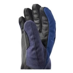 Hestra Women's Powder Gauntlet 5 Finger Glove -Hestra Store 31650 280 palm detail copy 45430.1651420699