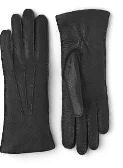 Hestra Peccary Handsewn Cashmere - Black