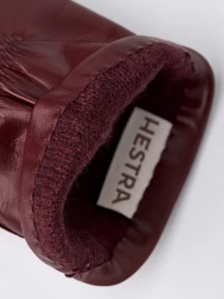 Hestra Hairsheep 3 Bt Piqué Cashmere Points - Dark Red -Hestra Store 350 ef4fb32487 12490 570 3 original
