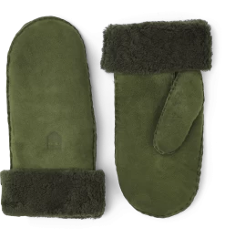 Hestra Sheepskin Mitt - Green