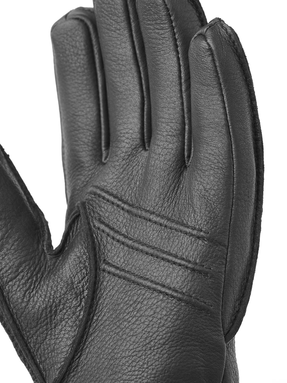 Hestra Deerskin Primaloft Rib - Black 5 Hestra Deerskin Primaloft Rib - Black - Image 3