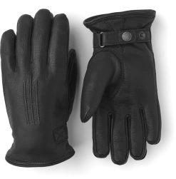 Hestra Deerskin Lambskin - Black