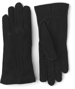 Hestra Hairsheep Suede Handsewn Cashmere - Black