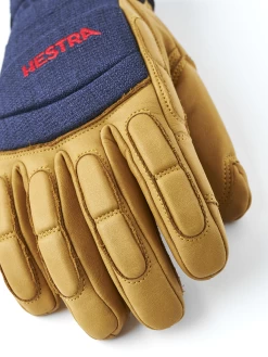Hestra Vertical Cut CZone 5-finger - Navy & Tan -Hestra Store 454 a970b60f1f 30190 280701 2 original
