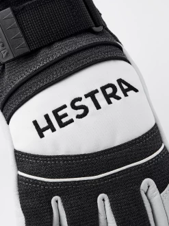 Hestra Army Leather Coach Czone 5-finger - Charcoal & Black -Hestra Store 456 68cdd795d0 30220 390100 5 original