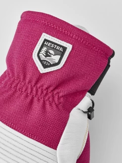 Hestra Army Leather Couloir 5-finger - Fuchsia & Offwhite -Hestra Store 460 6e1d2569c7 30310 930020 4 original