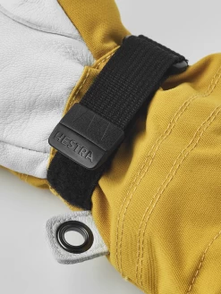 Hestra Army Leather Heli Ski Jr. 5-finger - Mustard -Hestra Store 471 9c84819cd7 30560 460 6 original
