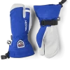 Hestra Army Leather Heli Ski Jr. 3-finger - Royal Blue