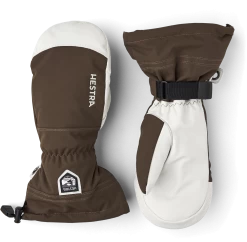 Hestra Army Leather Heli Ski Mitt - Espresso