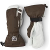 Hestra Army Leather Heli Ski 3-finger - Espresso