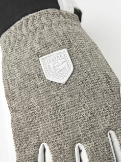 Hestra Army Leather Patrol Female 5-finger - Light Grey -Hestra Store 476 06fd768216 30580 320 4 original