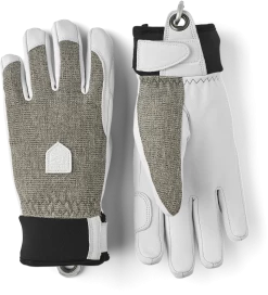 Hestra Army Leather Patrol Female 5-finger - Light Grey