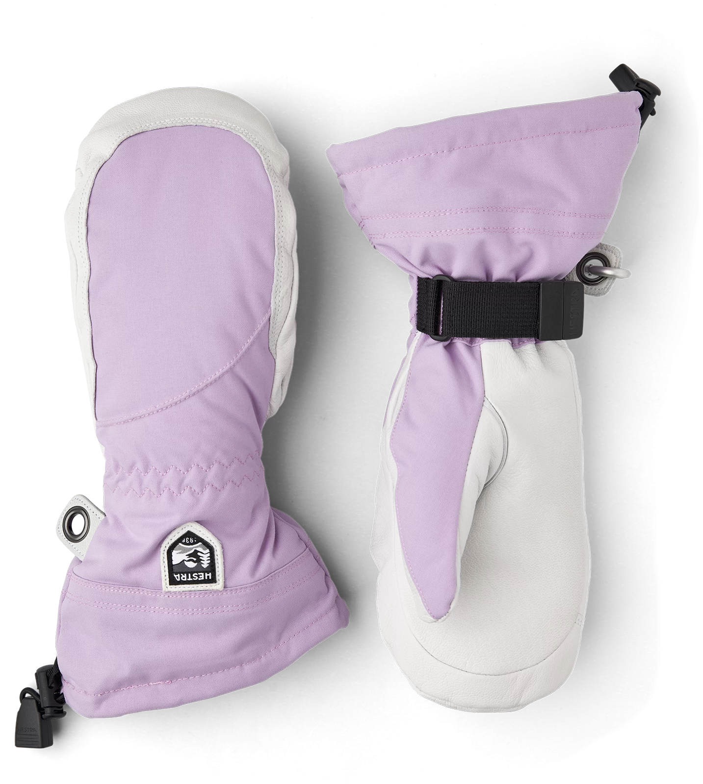 Hestra Heli Ski Female Mitt - Syringa & Offwhite 3 Hestra Heli Ski Female Mitt - Syringa & Offwhite
