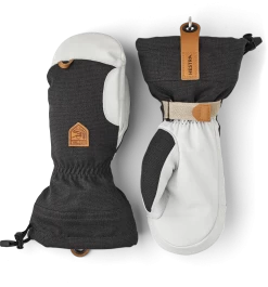 Hestra Army Leather Patrol Gauntlet Mitt - Charcoal