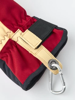 Hestra Philippe Raoux Ecocuir Short 5-finger - Red -Hestra Store 491 0a23e97bd5 30710 560 4 original