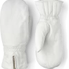 Hestra Leather Swisswool Classic Mitt - White -Hestra Store 495 c61c794e51 30761 000 1 original