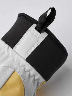 Hestra Army Leather Wool Terry 5-finger - Natural Brown & Natural Grey -Hestra Store 496 4ae246649a 30800 700300 4 original