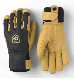 Hestra Ergo Grip Incline 5-finger - Grey & Natural Brown