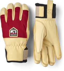 Hestra Sarek Ecocuir 5-finger - Red