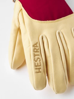 Hestra Narvik Ecocuir 5-finger - Red -Hestra Store 500 99346eecba 30940 560 5 original