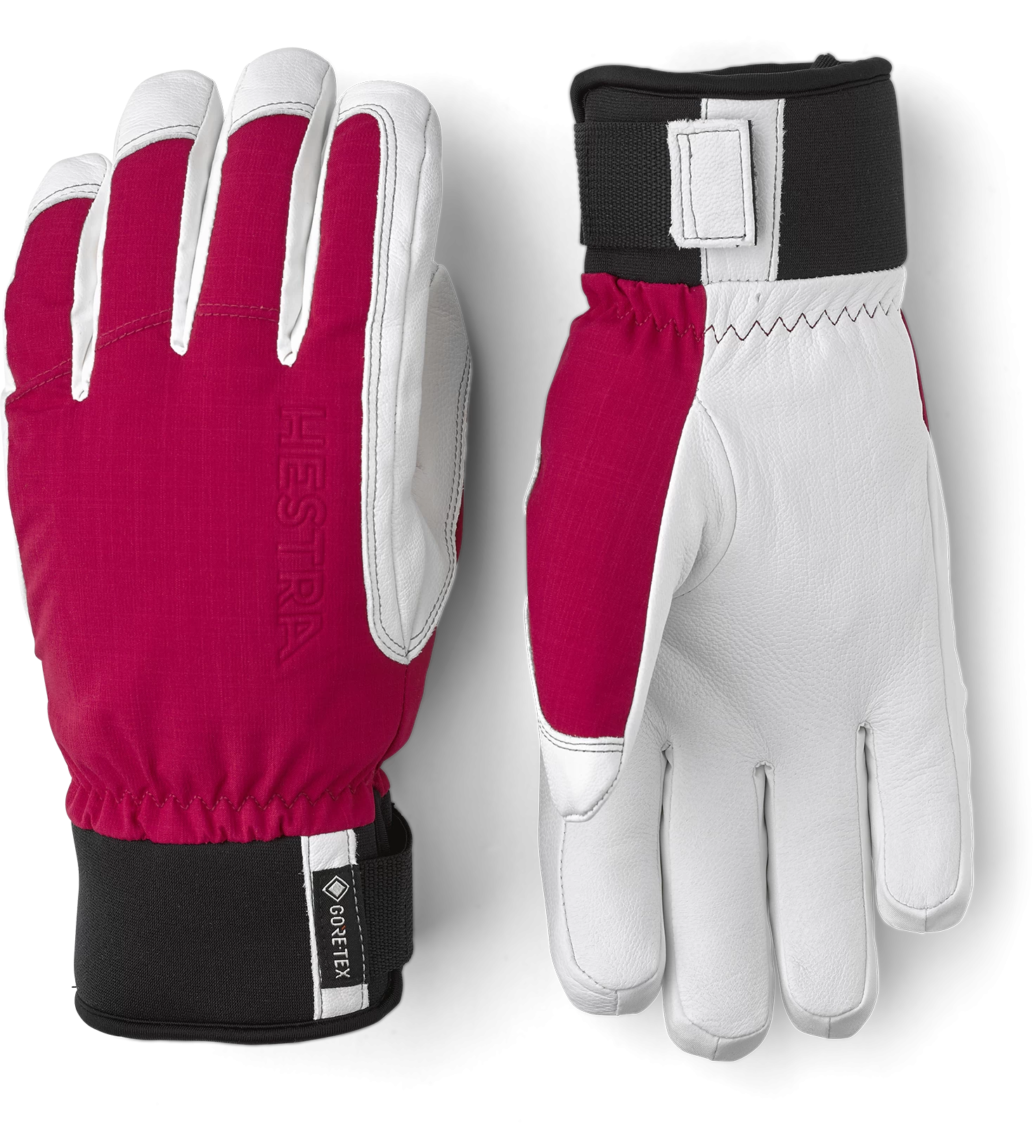 Hestra Alpine Short Gore-Tex 5-finger - Fuchsia 3 Hestra Alpine Short Gore-Tex 5-finger - Fuchsia