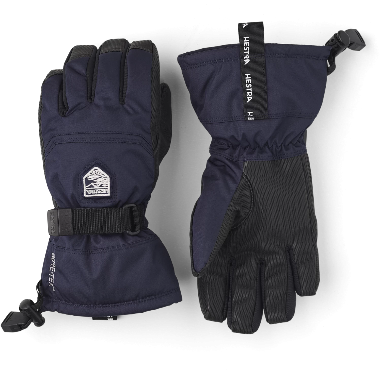 Hestra Gore-Tex Gauntlet Jr. 5-finger - Dark Navy 3 Hestra Gore-Tex Gauntlet Jr. 5-finger - Dark Navy
