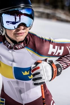 Hestra Impact Racing Sr. 5-finger - White & Flame Red -Hestra Store 533 1518b979a9 d5a7142 original