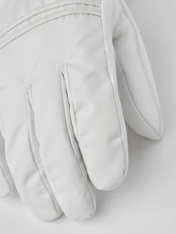 Hestra Primaloft Leather Female 5-finger - Ivory & Offwhite -Hestra Store 545 02069a7c83 32210 030020 3 original