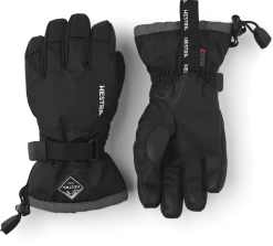 Hestra Gauntlet CZone Jr. 5-finger - Black & Graphite
