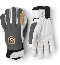 Hestra Ergo Grip Active 5-finger - Grey & Offwhite