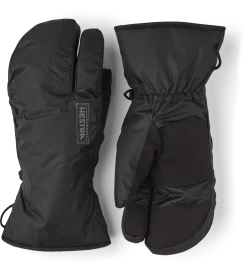 Hestra Army Leather Expedition Liner 3-finger - Black