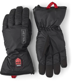 Hestra Women's Heated Liner 5-finger - Black