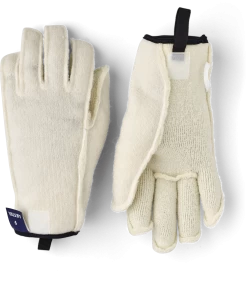 Hestra Wool Pile/Terry Liner Short 5-finger - Offwhite