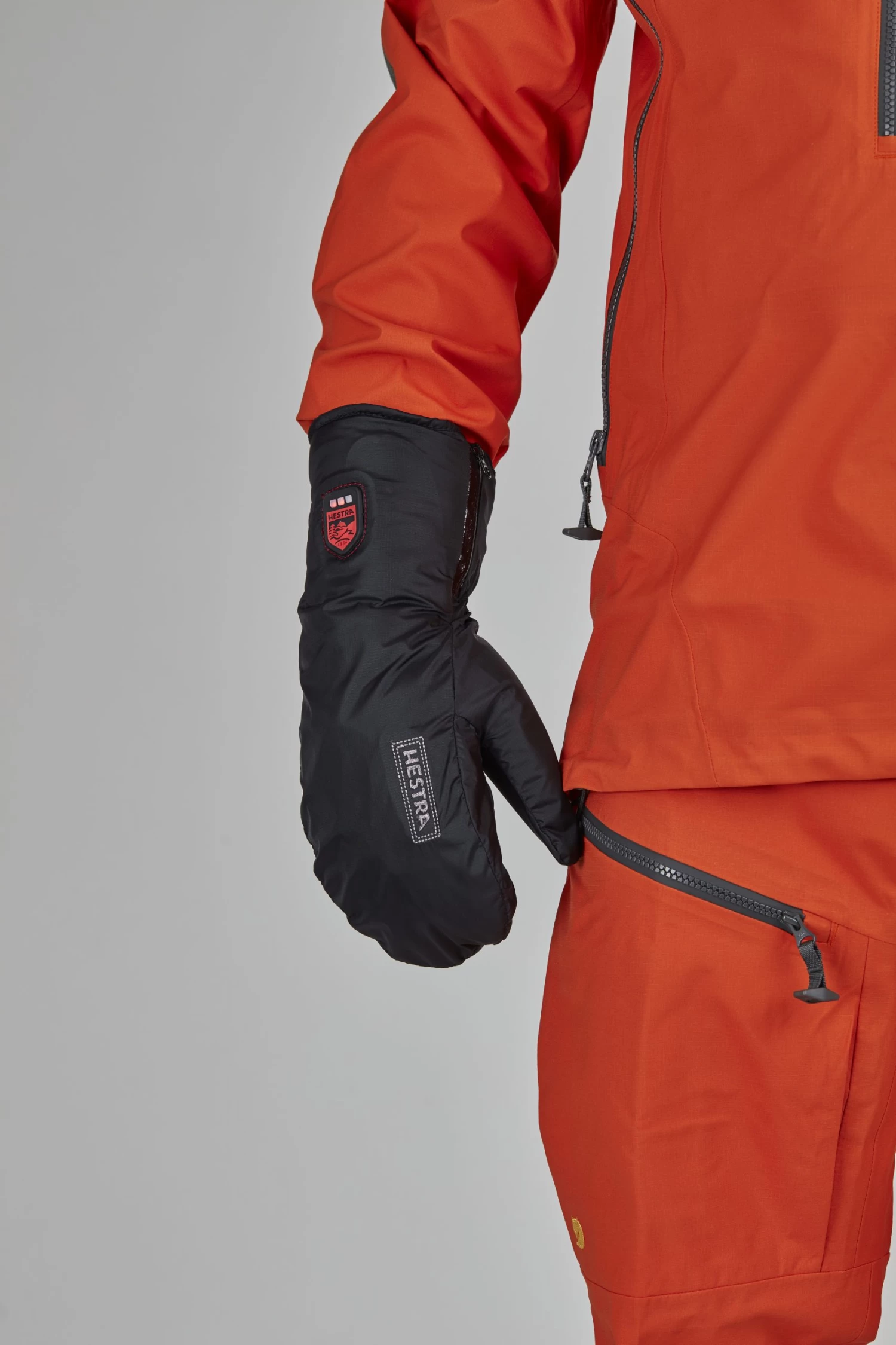 Hestra Heated Liner Mitt - Black 8 Hestra Heated Liner Mitt - Black - Image 6