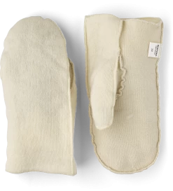 Hestra Fjellvotten Wool Terry Liner Sr. Mitt - Offwhite
