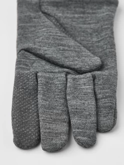 Hestra Touch Point Warmth 5-finger - Grey -Hestra Store 607 60ec959776 34390 350 3 original