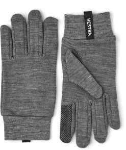 Hestra Merino Touch Point 5-finger - Grey