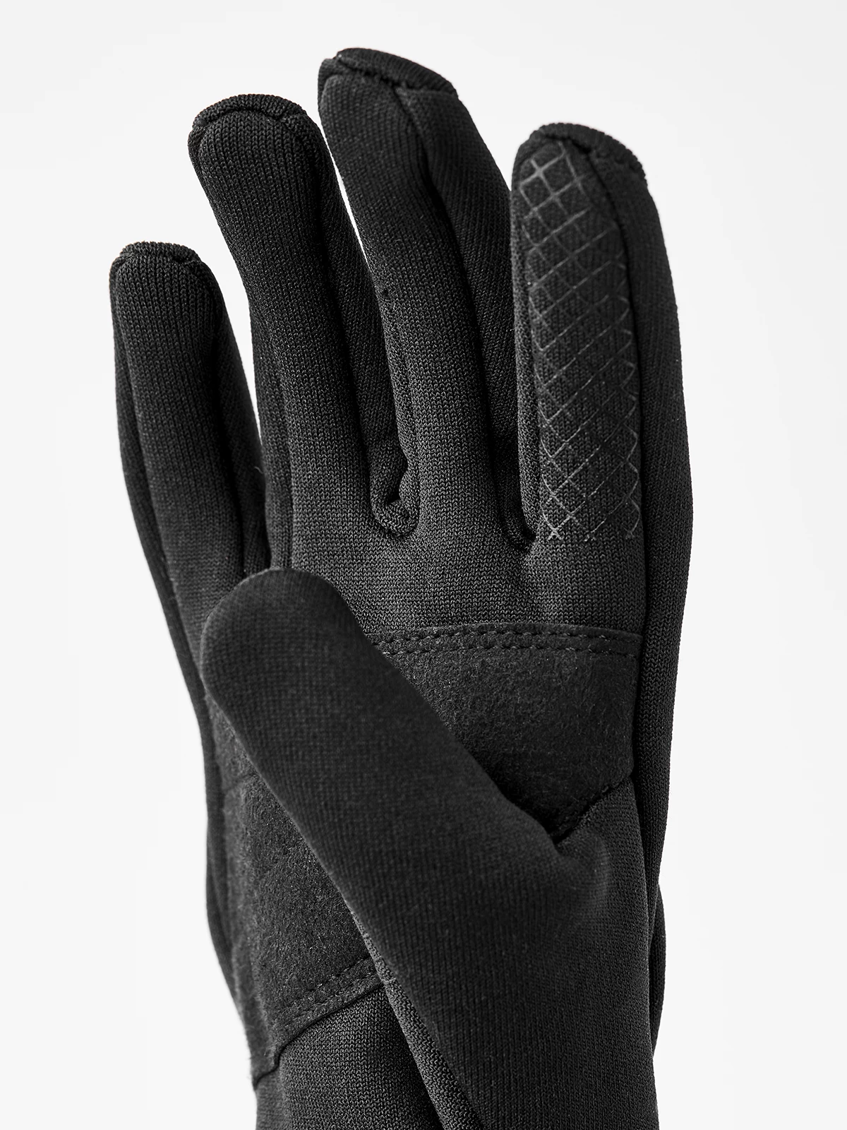 Hestra Touch Point Fleece Liner Jr. 5-finger - Black 4 Hestra Touch Point Fleece Liner Jr. 5-finger - Black - Image 2