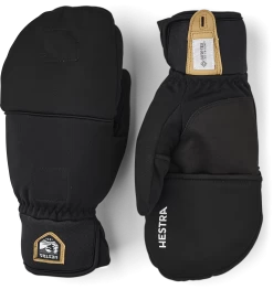 Hestra Windstopper Pull Over Mitt - Black