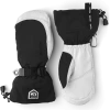 Hestra Army Leather Extreme Mitt - Black & Offwhite