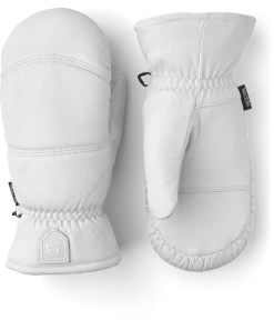 Hestra Leather Box Mitt - Offwhite