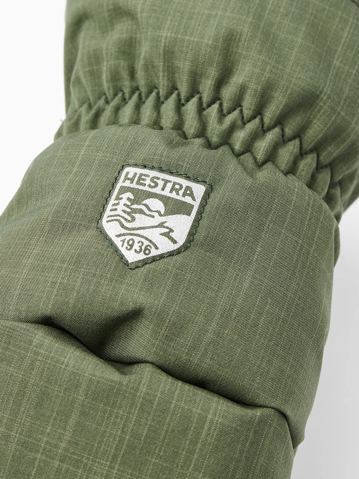 Hestra Foss Jr. Mitt - Green 5 Hestra Foss Jr. Mitt - Green - Image 3